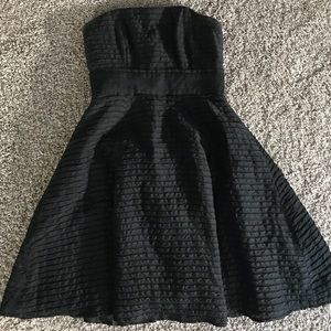 Frock black strapless dress